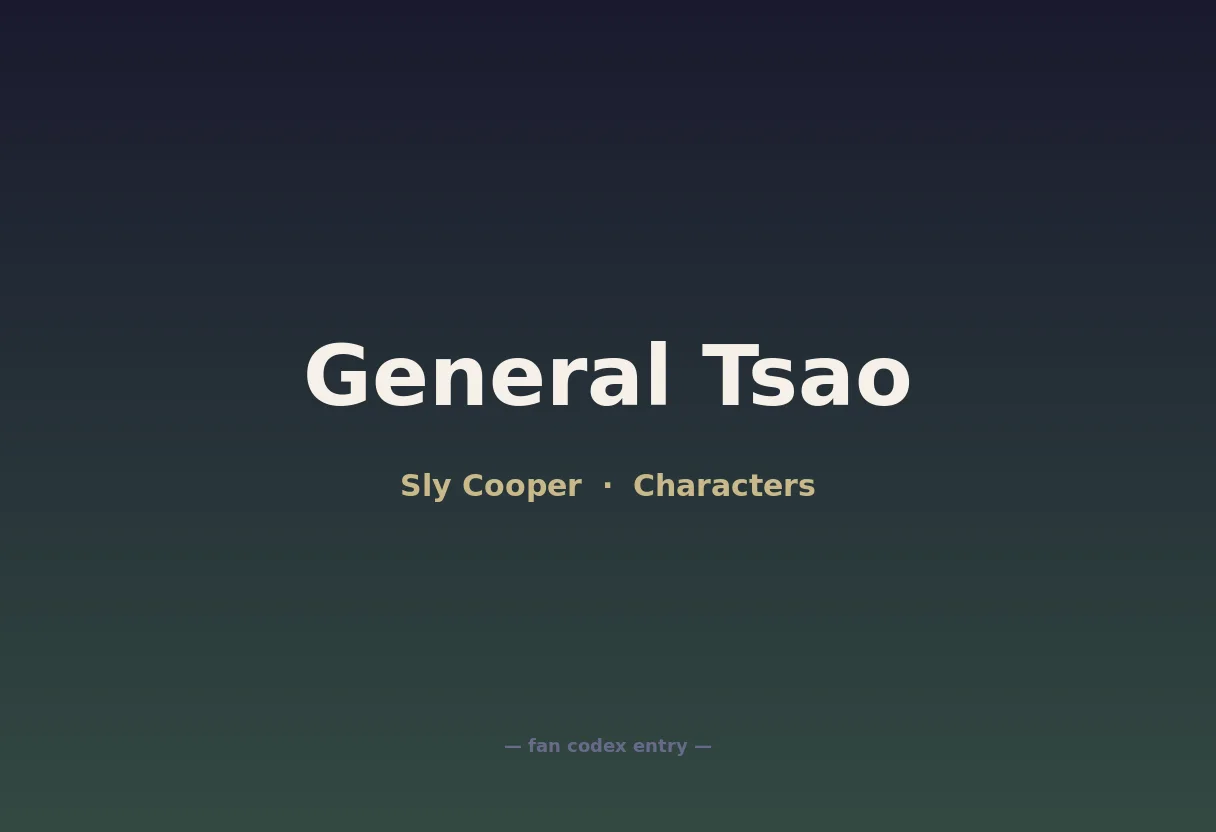 General Tsao