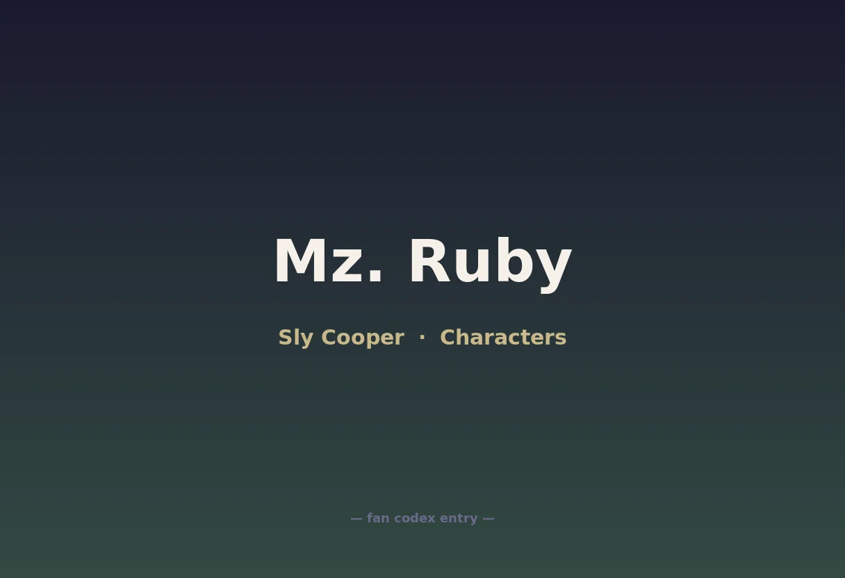 Mz. Ruby