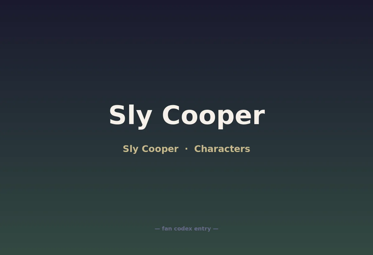 Sly Cooper