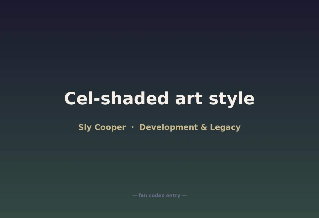 Cel-shaded art style
