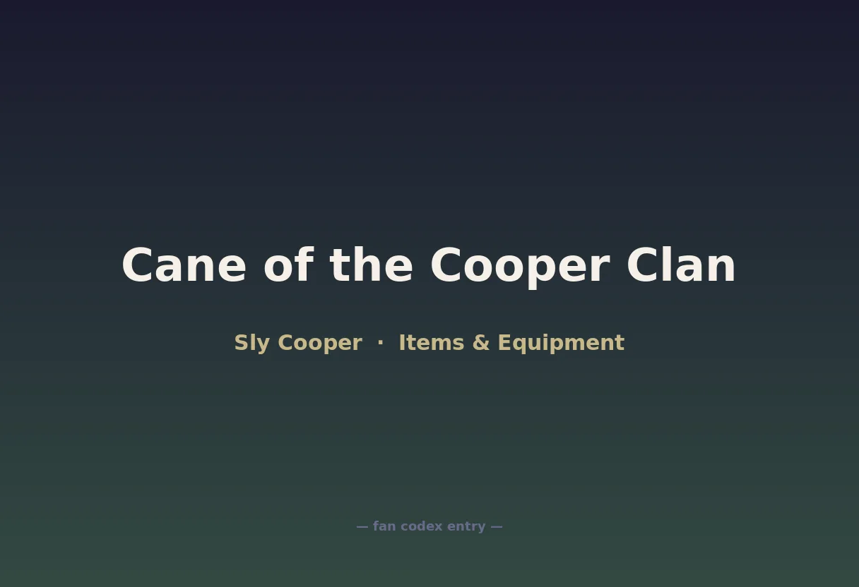 Cane of the Cooper Clan