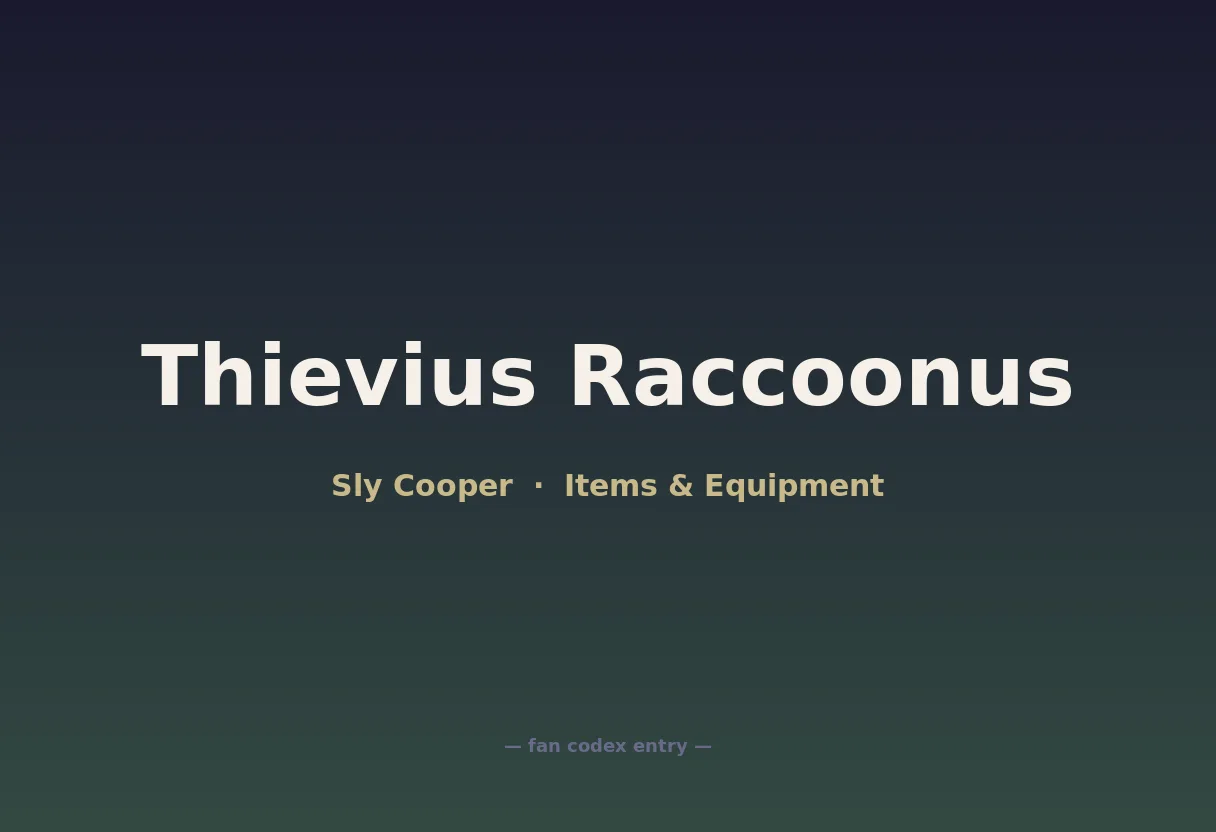 Thievius Raccoonus
