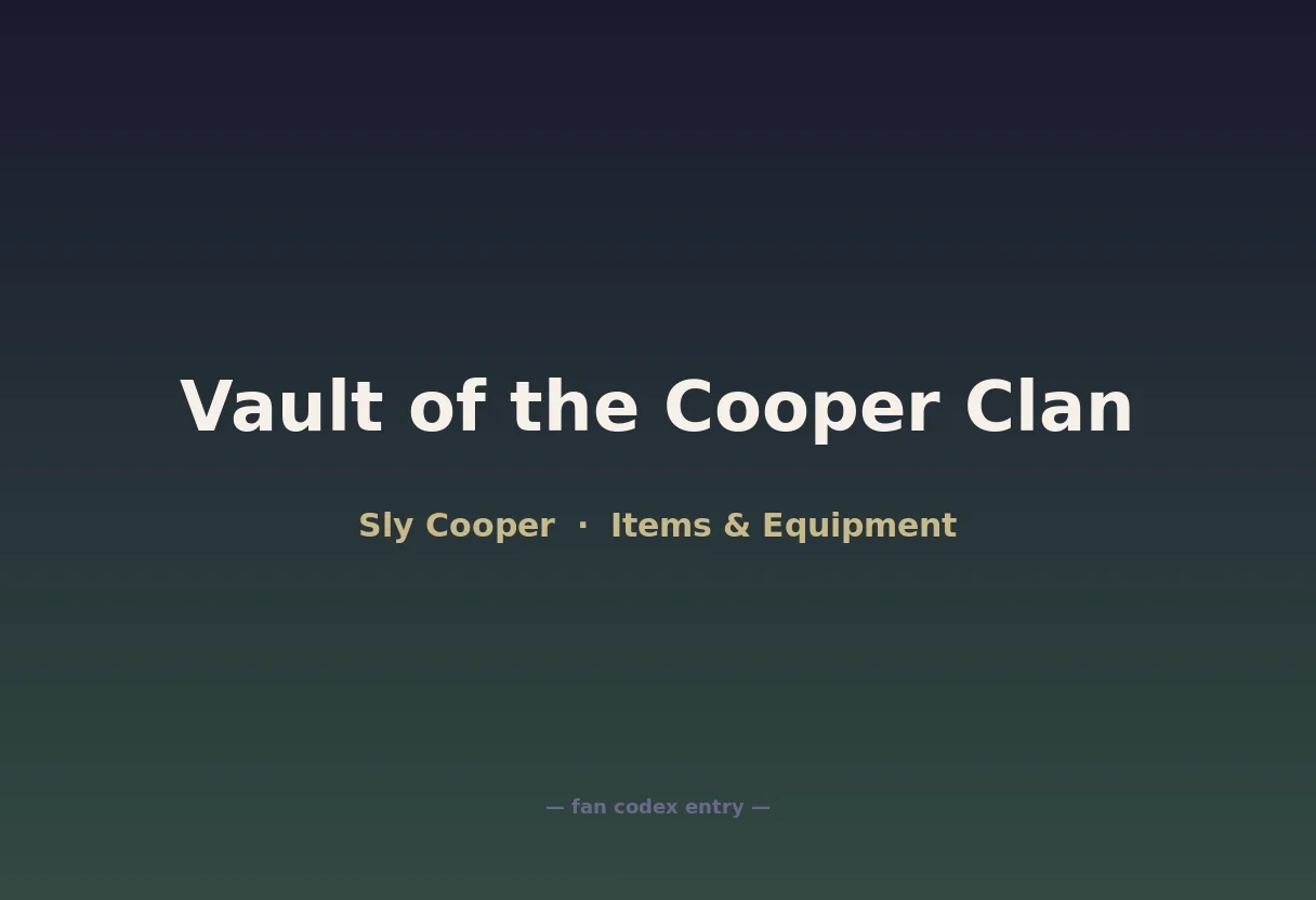 Vault of the Cooper Clan